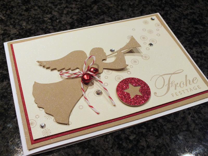 Die letzten selbstgebastelten Weihnachtskarten Kreativ mit Tanja