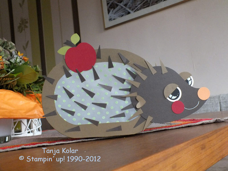 Igel Laterne basteln / Hedgehog lantern – Kreativ mit Tanja – Workshops